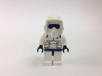 LEGO Minifigure -- Scout Trooper (Black Head, Dark Bluish Gray Torso Pattern)-Star Wars / Star Wars Episode 4/5/6 -- SW005A -- Creative Brick Builders